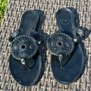Jack Rogers Black Sandals